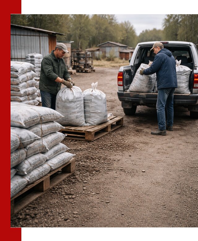 Купить конский навоз в мешках с доставкой в Мценске