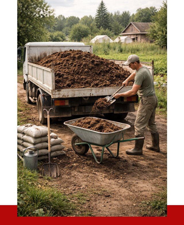 Купить коровий навоз с доставкой в Мценске от 1823 р. | ПРОНЕРУДМцн