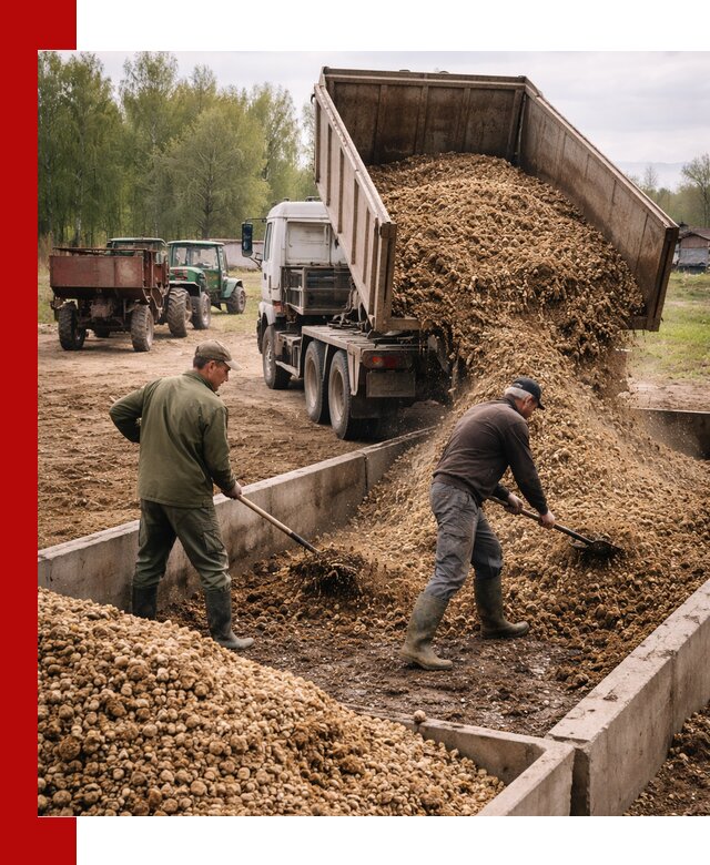 Куриный помет с доставкой в Мценске оптом и в розницу