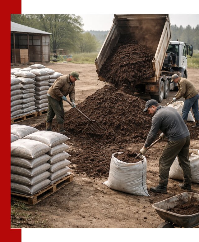Доставка компоста оптом и в розницу в Мценске