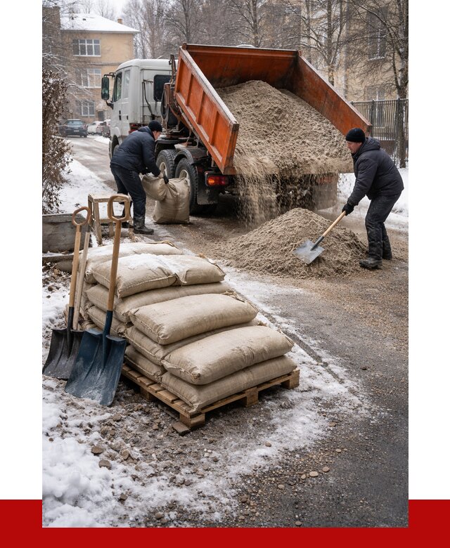 Противогололедные материалы оптом в Мценске от 4253 р. | ПРОНЕРУДМцн