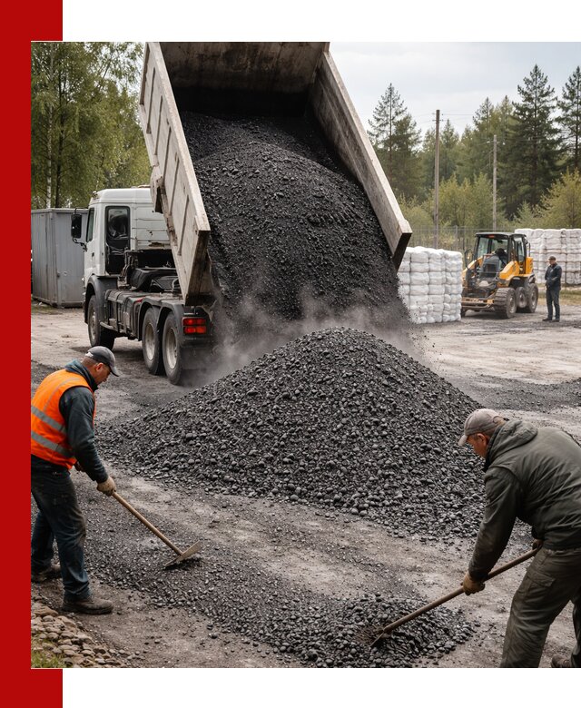 Доставка и продажа асфальтного гранулята в Мценске