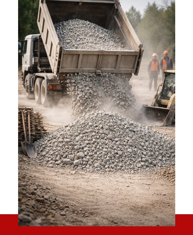 Купить дробленый бетон в Мценске от 1722 р./куб | ПРОНЕРУДМцн