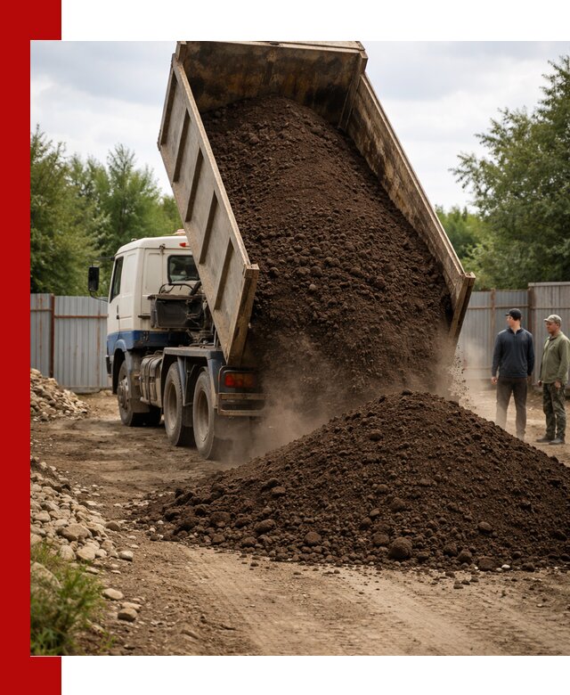 Доставка самосвалом 10 кубов в Мценске быстро и надёжно