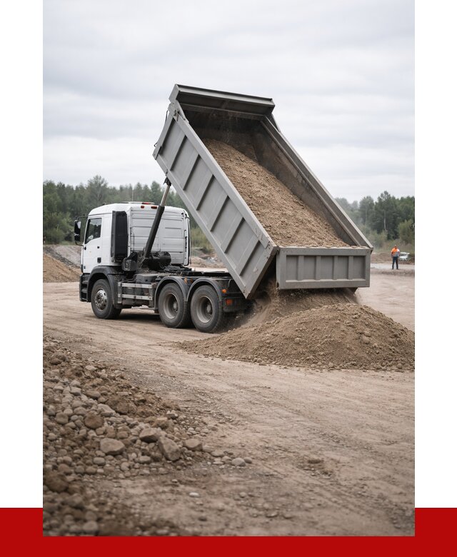 Доставка самосвалом 15 кубов в Мценске от 6583 руб. | ПРОНЕРУДМцн