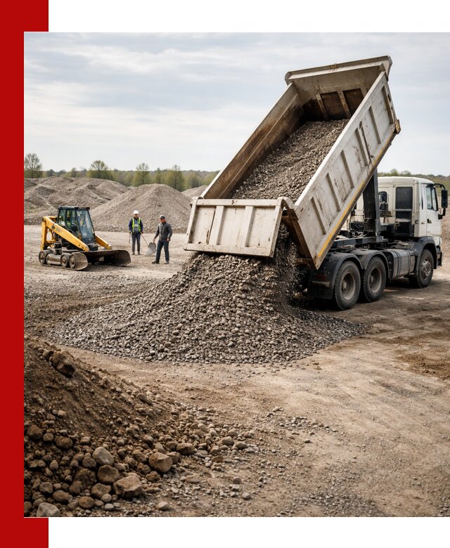 Доставка самосвалом 25 м³ в Мценске быстро и надежно