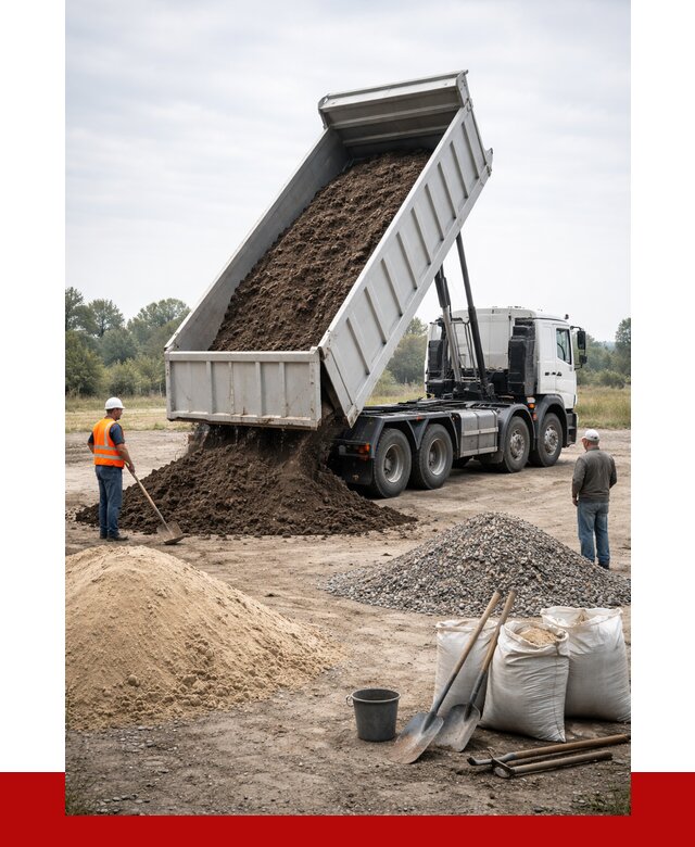 Доставка самосвалом 30 кубов в Мценске от 8608 р. | ПРОНЕРУДМцн