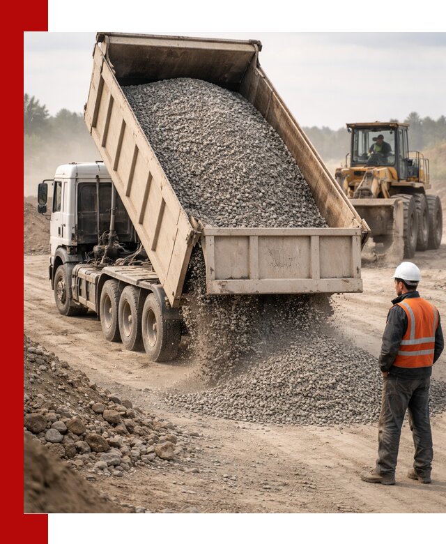 Доставка самосвалом 40 кубов цемента и сыпучих в Мценске