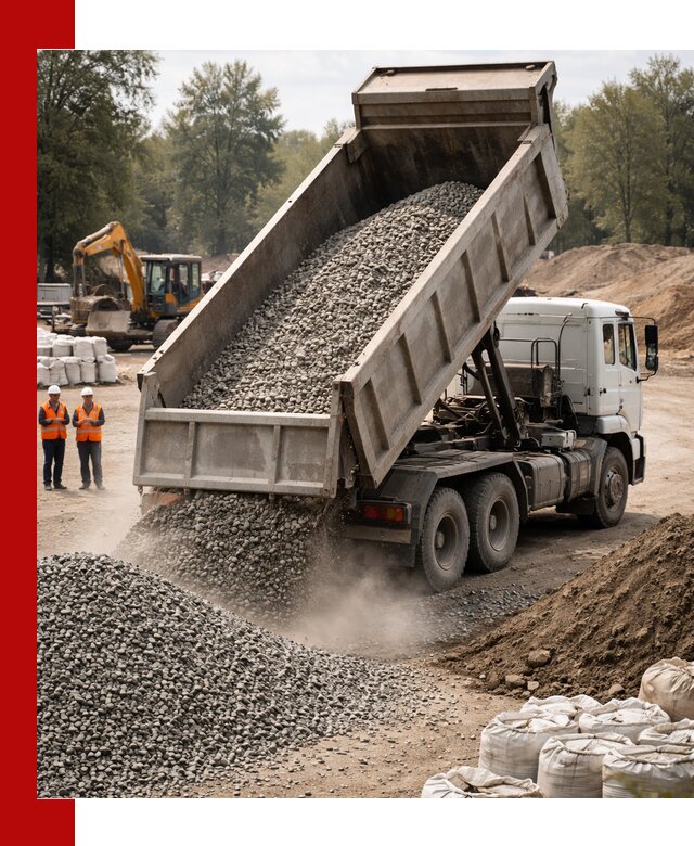 Аренда самосвала в Мценске для доставки сыпучих и нерудных материалов