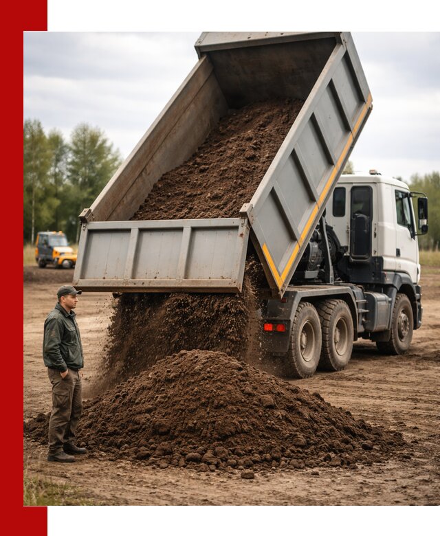 Аренда самосвала с водителем в Мценске для сыпучих грузов и навоза