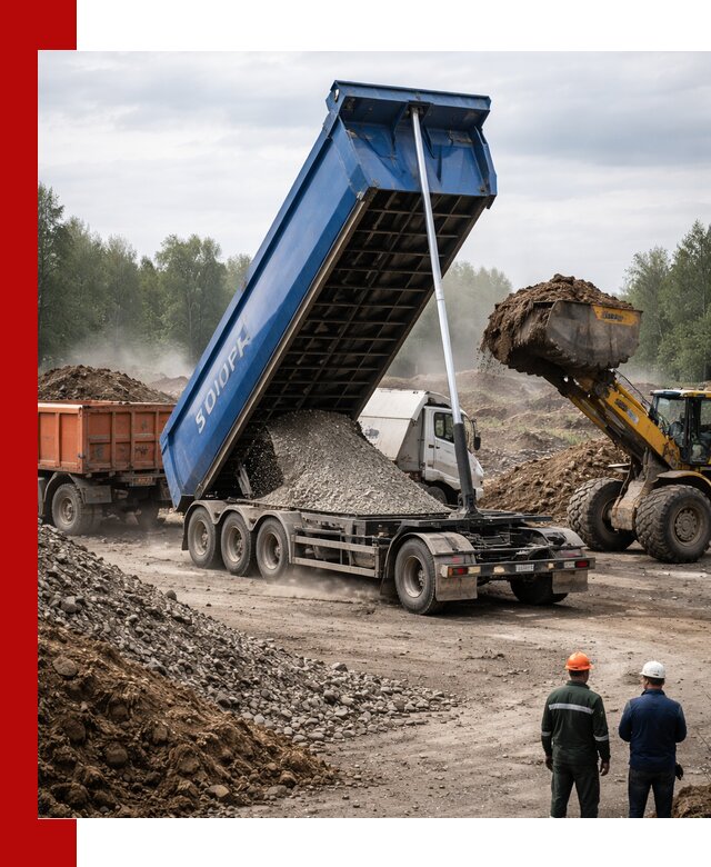 Аренда тонар 40 тонн в Мценске с доставкой материалов