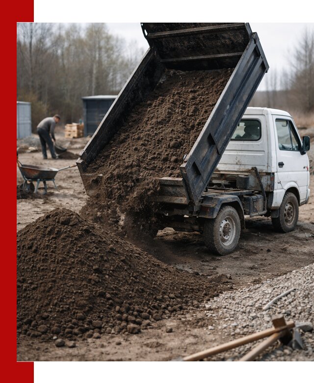 Аренда минисамосвала в Мценске для доставки сыпучих материалов