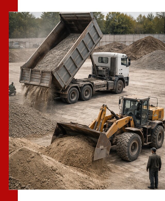 Перевозка сыпучих грузов самосвалами и бортовыми в Мценске