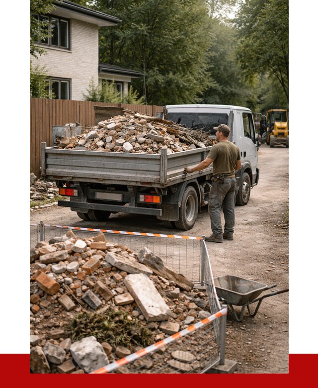 Вывоз строительного мусора с погрузкой в Мценске от 7595 р | ПРОНЕРУДМцн