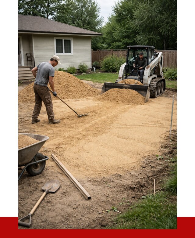 Отсыпка участка песком в Мценске, от 2532 р., ПРОНЕРУДМцн