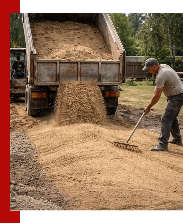 Отсыпка участка песком в Мценске быстро и качественно