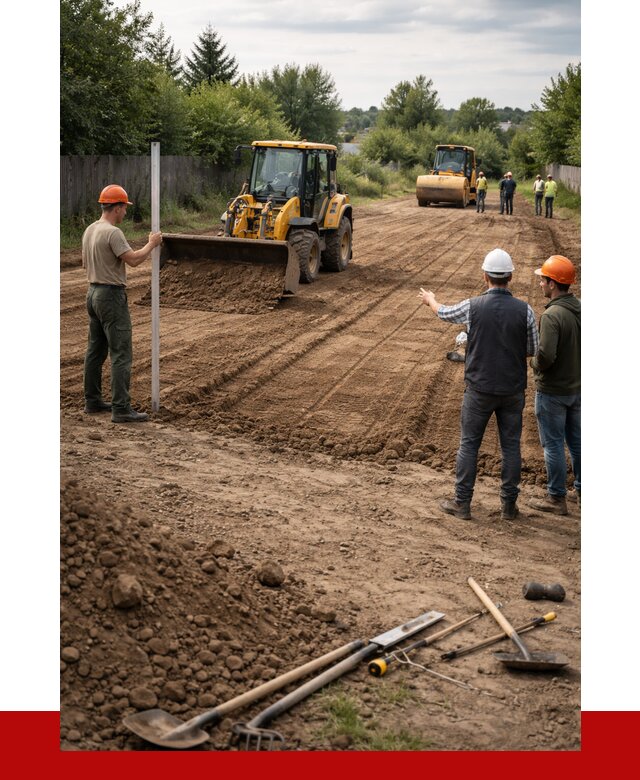 Планировка участка грунтом в Мценске от 4557 р ПРОНЕРУДМцн