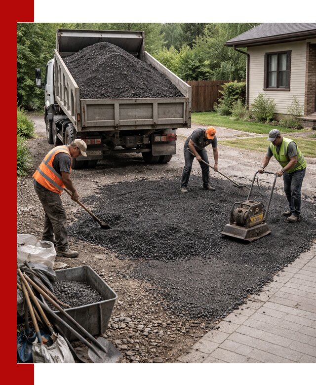 Асфальтовая крошка для двора с доставкой в Мценске